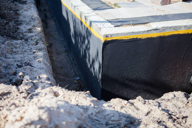 Residential Wet Basement Repair installation at a Plain City, OH home by SJ Waterproofing Pros